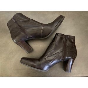 Dark brown ankle boots